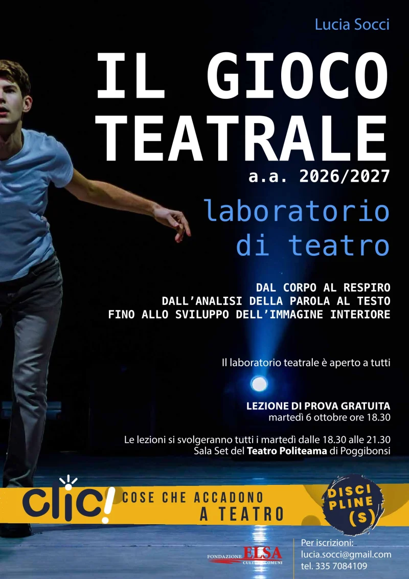 Il Gioco Teatrale – Laboratorio di teatro 2026/2027