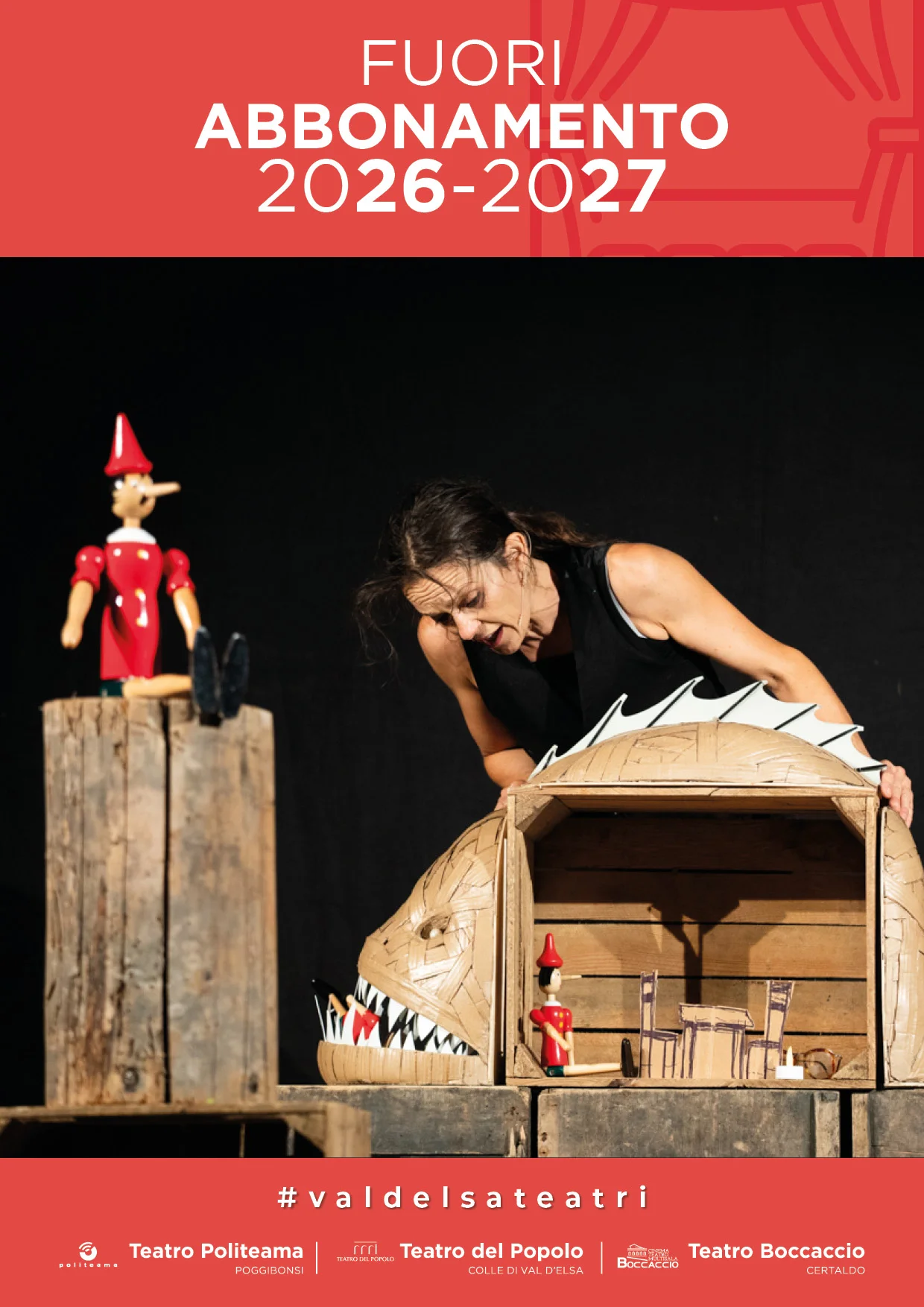 Locandina di PINOCCHIO - Vita e imprese di un  burattino -un racconto in musica