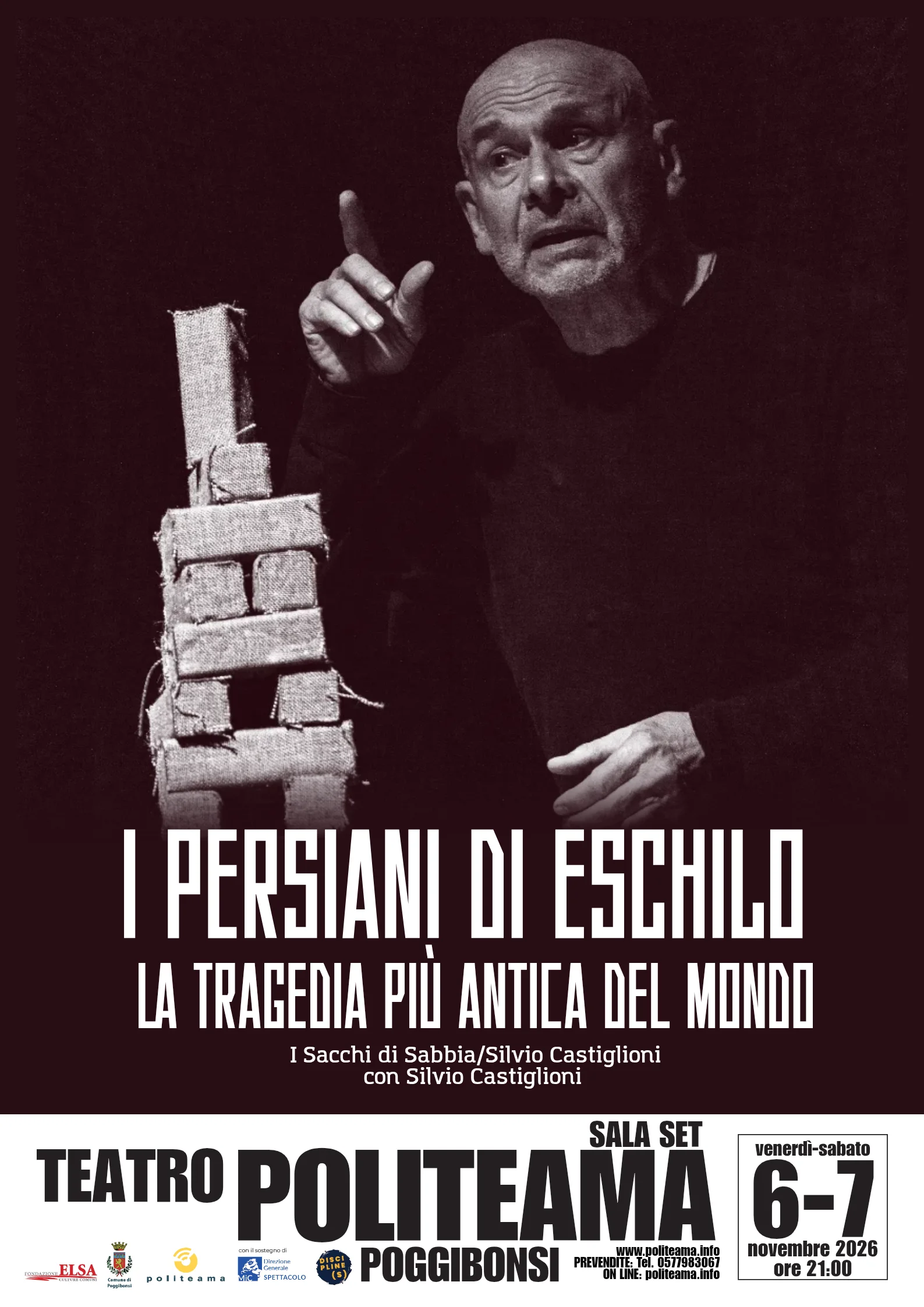 Locandina di I PERSIANI di Eschilo - la tragedia più antica del mondo