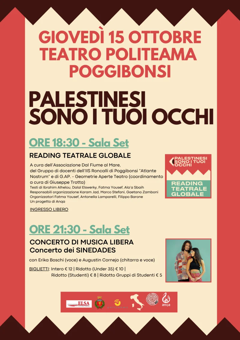 Palestinesi sono i tuoi occhi: una prima mondiale diffusa per non dimenticare